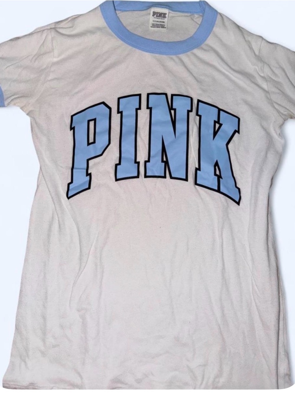 Victoria’s Secret PINK Ringer Tee – Size Small